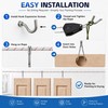 40 Pack Cabinet Door Painting Hangers & Wall Mount Hooks