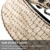 FAVPET Luxury Genuine Leather Greyhound Collar Wide with QR Code