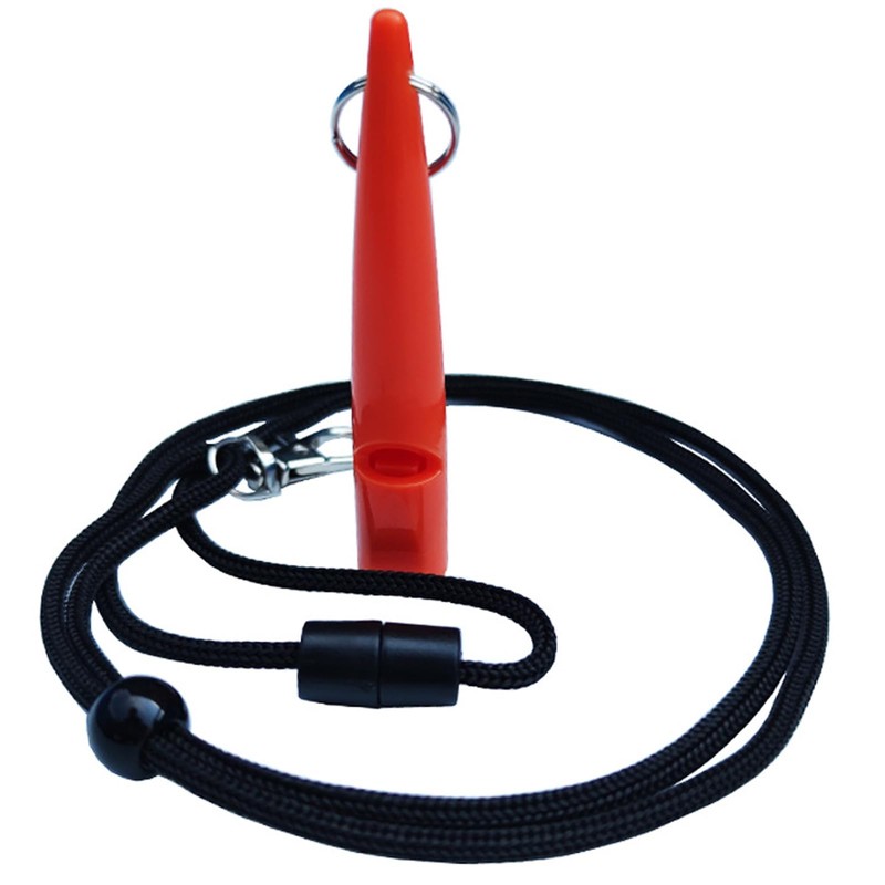 1 pcs 211.5 Dog Whistle Orange with Whistle Band