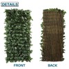 Coarbor 4 Packs Artificial Leaf Ivy Expandable Privacy Fence Screen