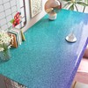 Livelynine 15.8x394 Glitter Peel and Stick Wallpaper Blue Green Teal