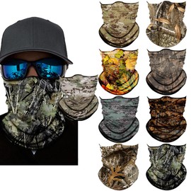 Neck Gaiter Balaclava Sun UV Protection,Gator Face Mask,Cool Scarf Mask,Reusable Face Cover Headwear Bandana for Men Women Boys Girls,Neck Warmer,Head Wrap,Headband for Outdoor Sport
