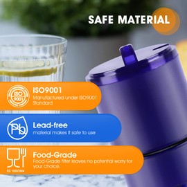 PUREPLUS NSF/ANSI 42 Certified Faucet Filter Replacement for Pur® Plus RF9999® FM-2500V FM-3700, PFM150W, PFM350V, PFM400H, PFM450S, Used for Pur® Advanced & Horizontal Faucet Mounts, 6Pack