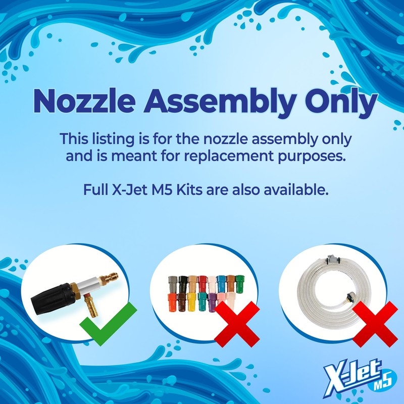 X-Jet M5 Nozzle Only #13 - Adjustable Long-Range External Injection