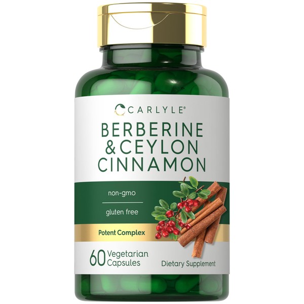 Carlyle Berberine with Ceylon Cinnamon | 2000mg Complex | 60