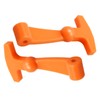 RUHUALIFE 2 Pack Orange Lid Latches Replacements Hard Cooler Handle