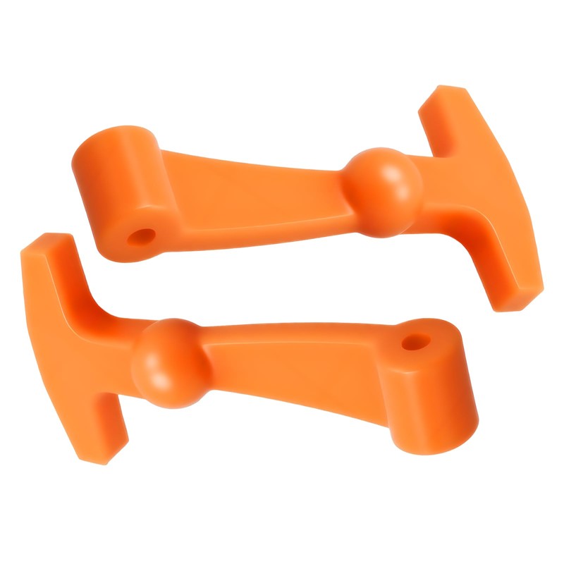 RUHUALIFE 2 Pack Orange Lid Latches Replacements Hard Cooler Handle