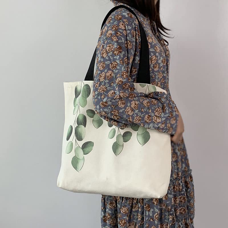 Zabonchi Cute Canvas Bag, Tote Bag, Large Capacity, Shoulder Bag,
