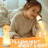 ShaArkMango Flashlight with Night Light for Kids Rechargeable LED Dimmable