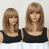 JulyQueen Glueless Short Wig for Women 10 Inch Straight Wigs