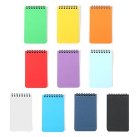 10 Pack Small Pocket Notebook,Small Notepad Top Spiral Memo Pads Small Notebooks Pocket Size Mini Notepad Colorful Memo Notebook Lined Pocket Notepads Small Notebook Assorted Colors.