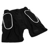 Silver Black Skiing Hip Protection Shorts Impact Resistant Breathable Skating