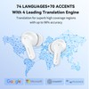 Wooask M3 Translator Earbuds Instant Translation Language Translator Device Support