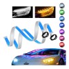 60cm Par Tira Led Drl Flexible Direccional Secuencial Auto