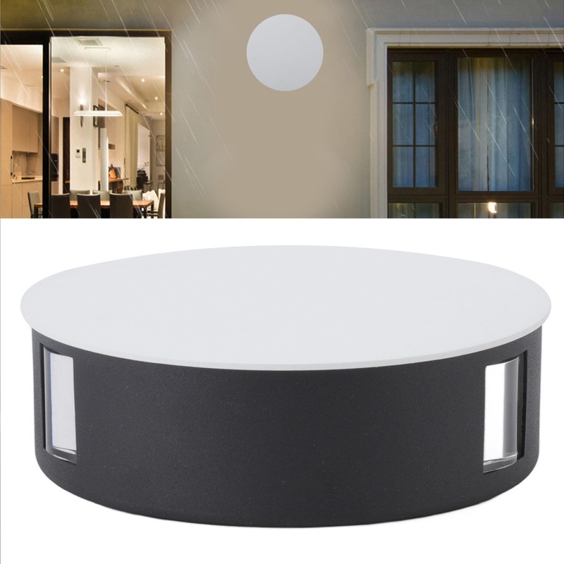 Wall Light Round Shape Aluminum Alloy 3 Beams Modern Wall