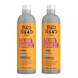 TIGI Bed Head Colour Goddess Oil Infused Shampoo & Conditioner 25.36 FL OZ /750