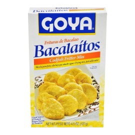 Goya 2 Pack~Goya Frituritas de Pescado Bacalaitos(Fish Fritter Mix) 4.5 oz BB: Nov*27