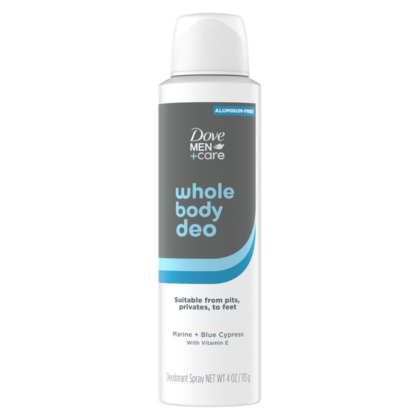 Dove Men+Care Whole Body Deodorant Marine + Blue Cypress For