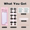 YiMistnnts Gloss Fully Cured Gel Nail Strips - Love -