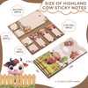 Neptniopllab 4 Pcs Highland Cow Notebook Party Favor Supplies for