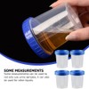 Mipcase Specimen Cups With Lids - 25pcs 120ml Urine Cups