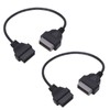 1 Pair OBD2 Diagnostic Cable 14 Pin to 16 Pin