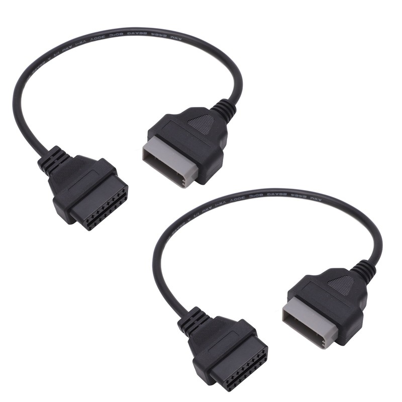 1 Pair OBD2 Diagnostic Cable 14 Pin to 16 Pin