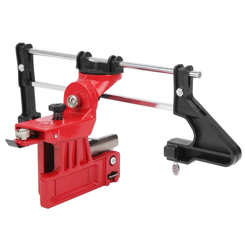 Hilitand Chainsaw Sharpener Kit, Chainsaw Chain Filing Guide Bar Mounted