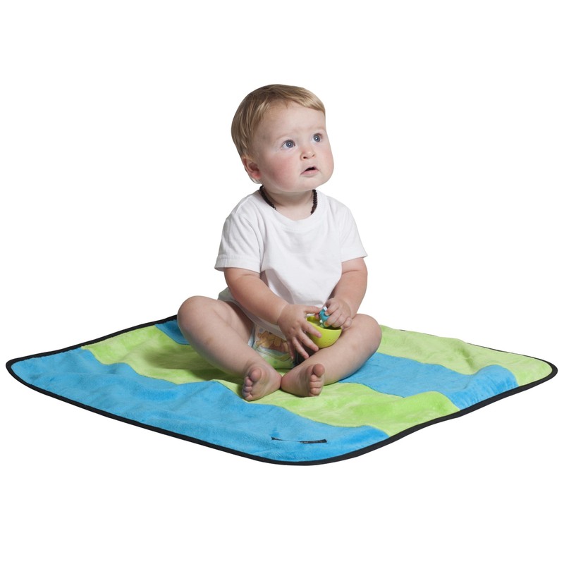 Play N' Change Mat - Teal & Lime