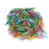 KHIRY Colourful Paper Clips, Pack of 500, Durable and Rustproof,