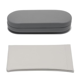 widersight Sunglasses Case Hard Shell Eyeglasses Case One Microfiber Cloth One Sunglasses Pouch Gray