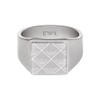Emporio Armani Men's Eagle Logo Silver Stainless Steel Ring, EGS31360409