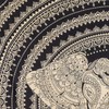 Kunst und Magie Bedspread Wall Hanging Decorative Cloth Elephant Mandala
