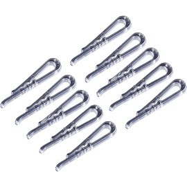 100pcs U Shape Clear Durable Plastic Alligator Clips Shirts Folding Ties Socks Pants Hold Garments in Place