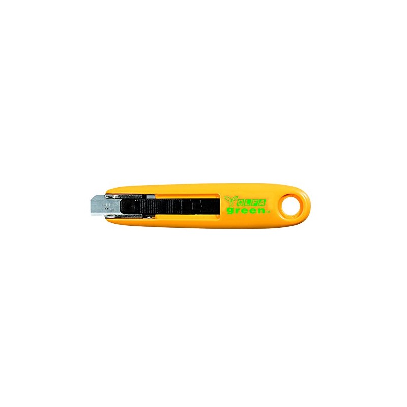OLFA SK-7Green - Cúter plástico reciclado con cuchilla trapezoidal de