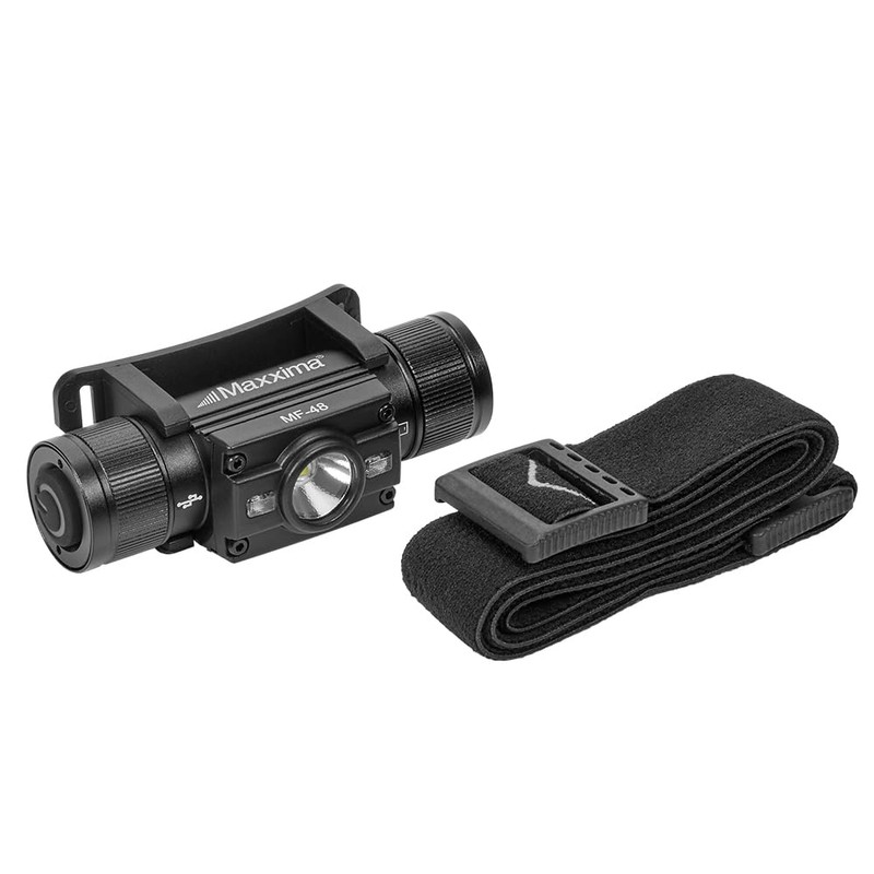 Maxxima LED Flashlight & Adjustable Headlamp Kit, 4 Mode Flashlight