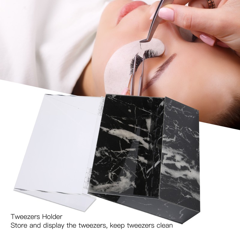 Eyelashes Extension 8 Holes Acrylic Tweezers Holder Tweezer Display Stand