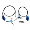 1 Pair Bicycle Hydraulic Disc Brake Four Pistons Aluminum Alloy