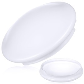 Ceiling Light Cover: Mushroom Ceiling Light Shade Replacement, 7.36 Inch Opening Diameter Plastic Flush Mount Lampshade for Home Bedroom Kitchen
