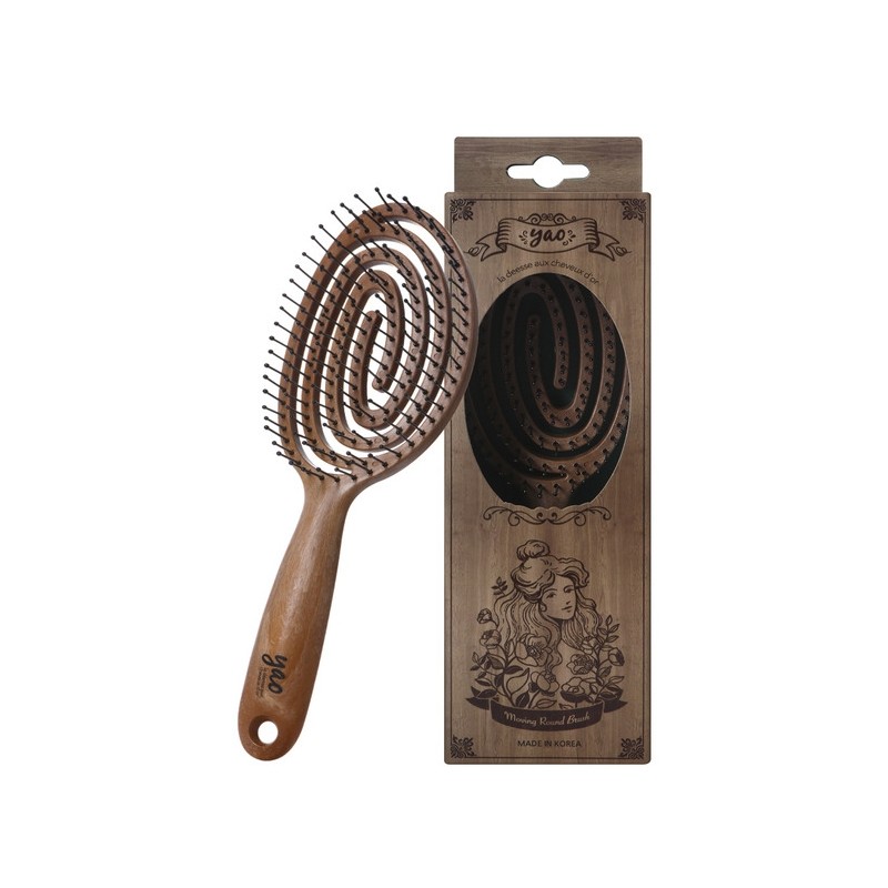 Wood Round Brush / 우드라운드 브러쉬