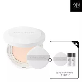 Jung Saem Mool [정샘물](강남점) 프로래스팅 결핏 메쉬 쿠션 (본품) + 물크림라이트8ml 2개 + 결핏퍼프1P JUNGSAEMMOOL (Gangnam Branch) Pro-Lasting Glow Fit Mesh Cushion (Main Product) + 2 Water Cream Light 8ml + 1 Glow Fit Puff [13 Snow]