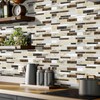 Marble Pattern Wall Sticker, 12/24/48pcs Self Adhesive Peel & Stick