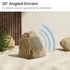 Theater Solutions 2R4S Outdoor Sandstone Rock 2 Speaker Set for