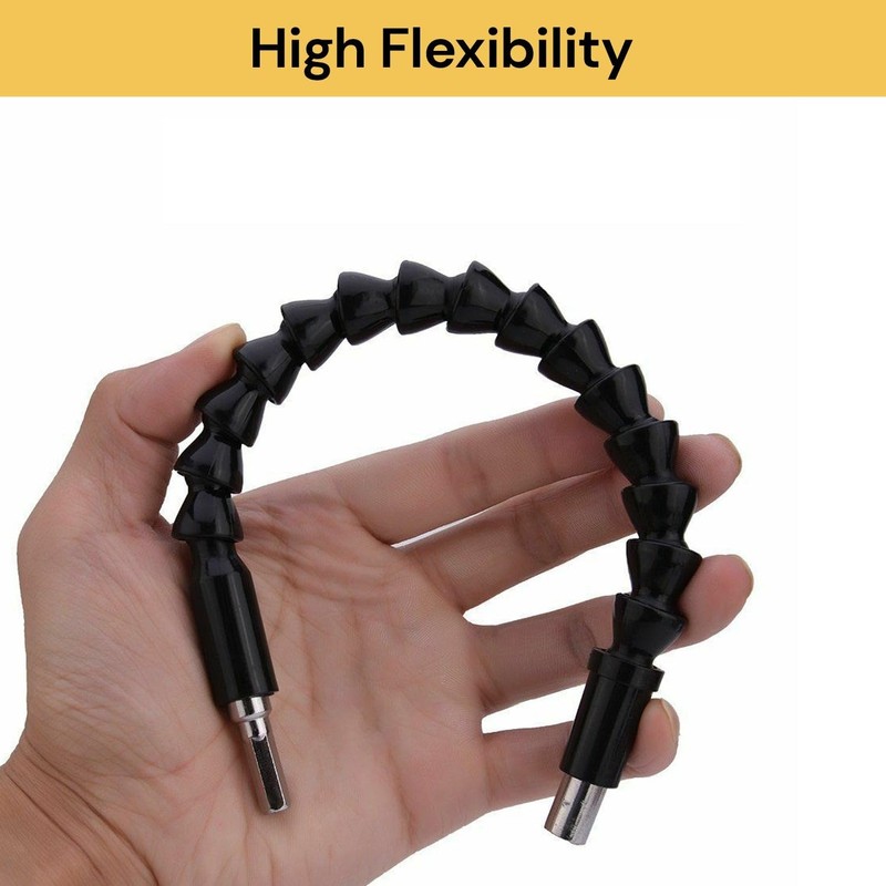 Spendeal Flexible Drill Bit Extension Hex Soft Shaft, Flexible Screwdriver