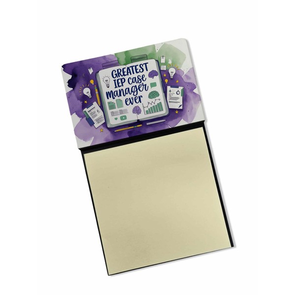 Caroline's Treasures Greatest IEP Case Manager Ever Funny Sticky Note
