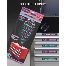 Steellabels.com Ladies Edition Combo Deal Labels to Organize Tools, Boxes & more fast & easy