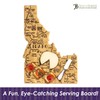 Totally Bamboo Destination Idaho State Shaped Serving and Cutting Board,