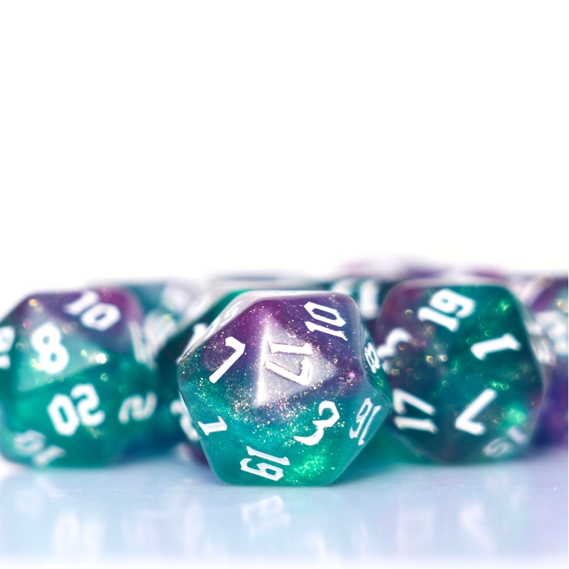 10PCs D20 Polyhedral Dice Set 22mm for DND RPG MTG