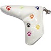 Paw Embroidered Golf Putter Cover Pin Type Magnetic