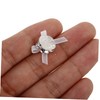 Minkissy Nail Acrylic Rhinestones Kit Broken Pile Diamond Charms 8pcs
